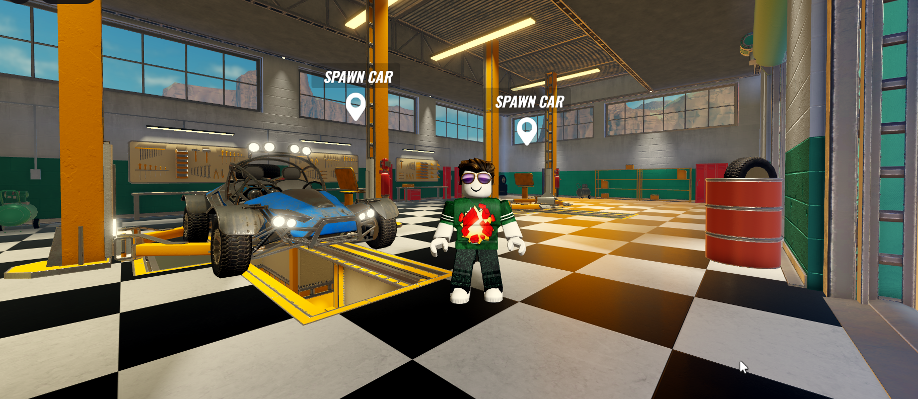 Скріншот мінігри зі скриптами на Lua в Roblox Studio